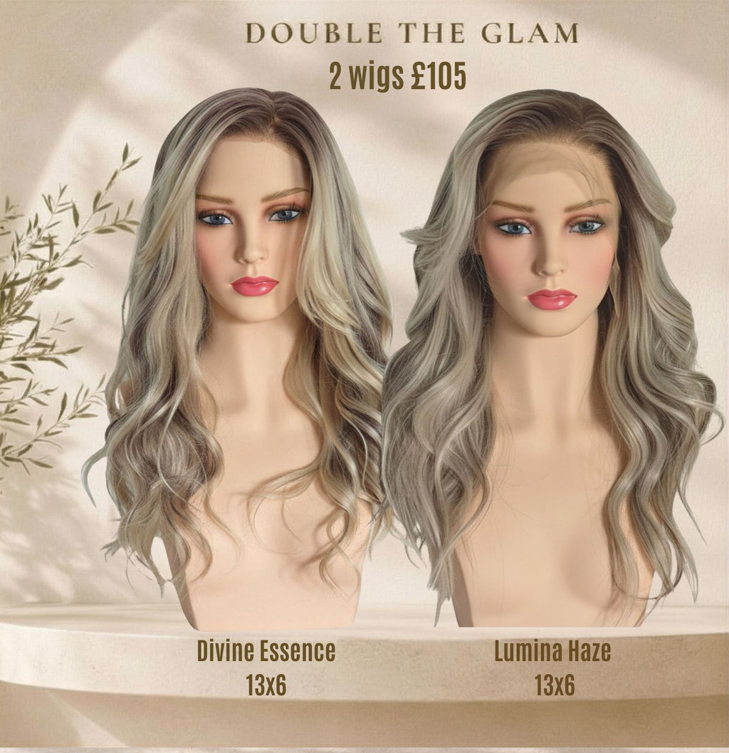 2 Wigs for £105 - Divine Essence and Lumina Haze, 13x6