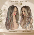 2 Wigs for £99 - Moonlit Pastel and Aurora Bloom