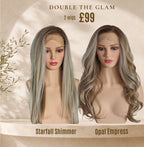 2 Wigs for £99 - Starfall Shimmer and Opal Empress